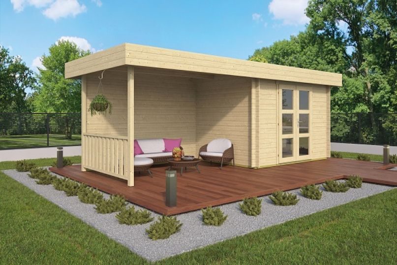 Tuinhuis-Blokhut Maja: 320+320x240 cm