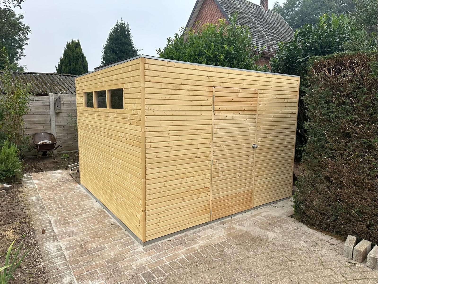 Nieuw modern tuinhuis Qube 7202
