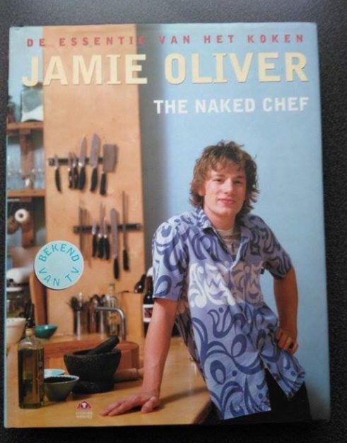boek 'THE NAKED CHEF' van Jamie Oliver