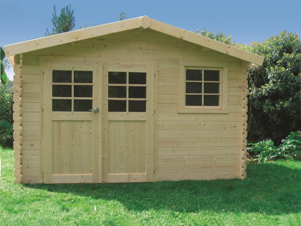 Tuinhuis-Blokhut Chimay (S8275): 3580x2980mm - 390mm