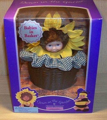 Babies in Basket collection - Baby Sunflower - Anne Geddes