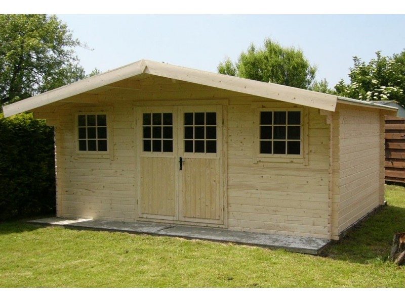 Tuinhuis-Blokhut 5139: 508 x 388 x 256 (h) cm