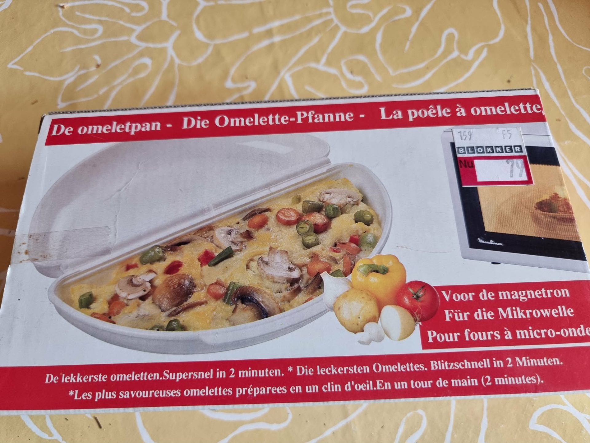 Omeletpan voor de magnetron