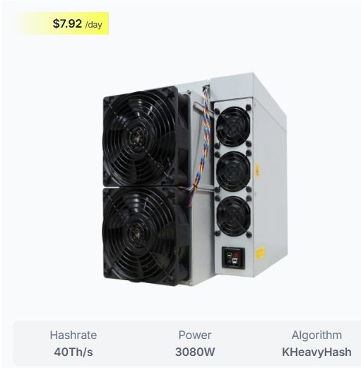 Bitmain Antminer KS7 (40Th)KHeavyHash KAS Kaspa ASIC miner