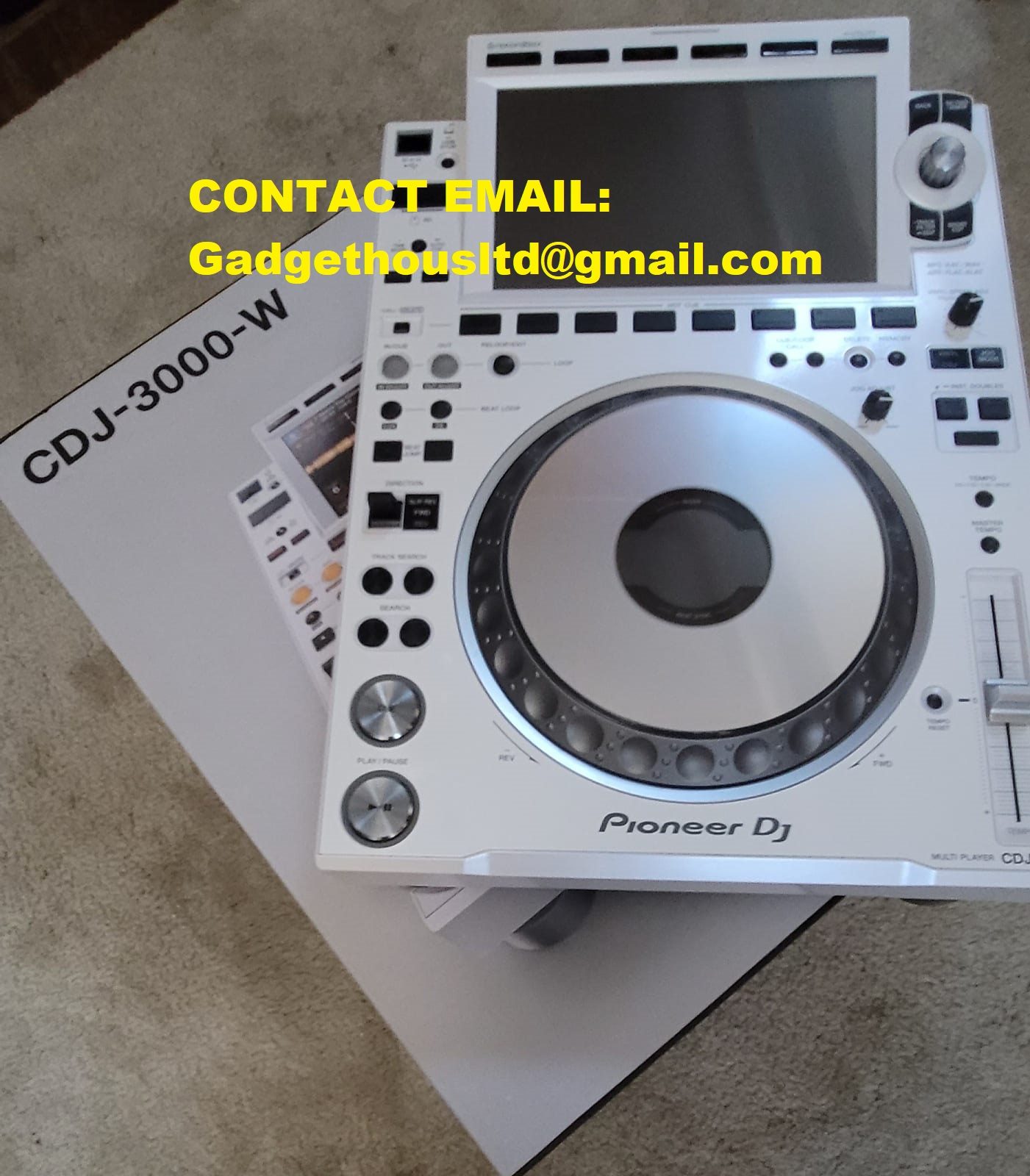 Te koop Pioneer DJ CDJ-3000-W / Pioneer DJM-A9 DJ Mixer / Pioneer CDJ-Tour1/ Pioneer CDJ-2000NXS2 / Pioneer DDJ RZX DJ Controller/ Pioneer DJ OPUS-QUAD DJ-systeem