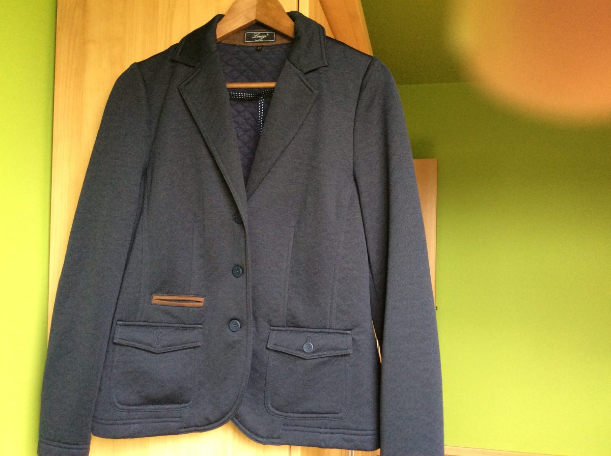 Blauwe blazer