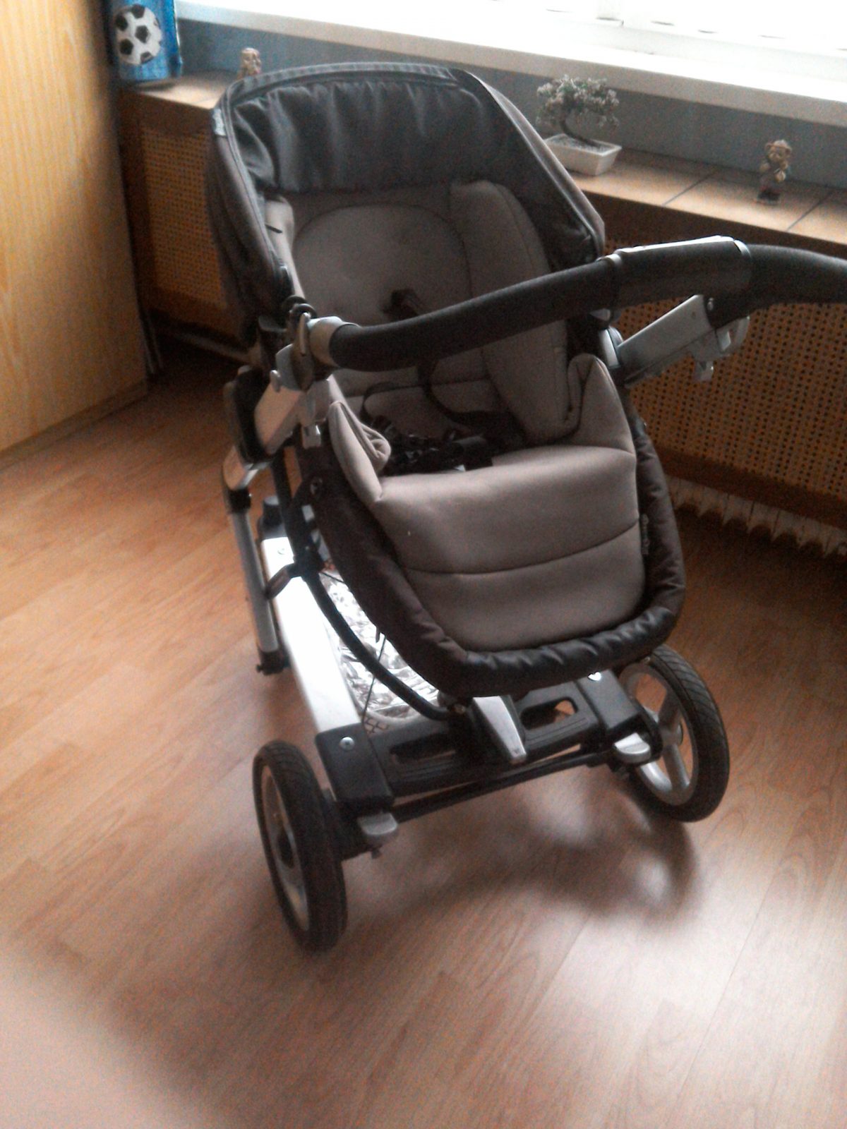 kinderwagen Perperego drie in een