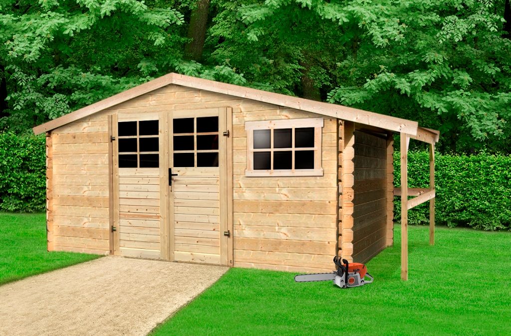 Tuinhuis Actiemodel (P88904): 3880X2980MM + 600MM
