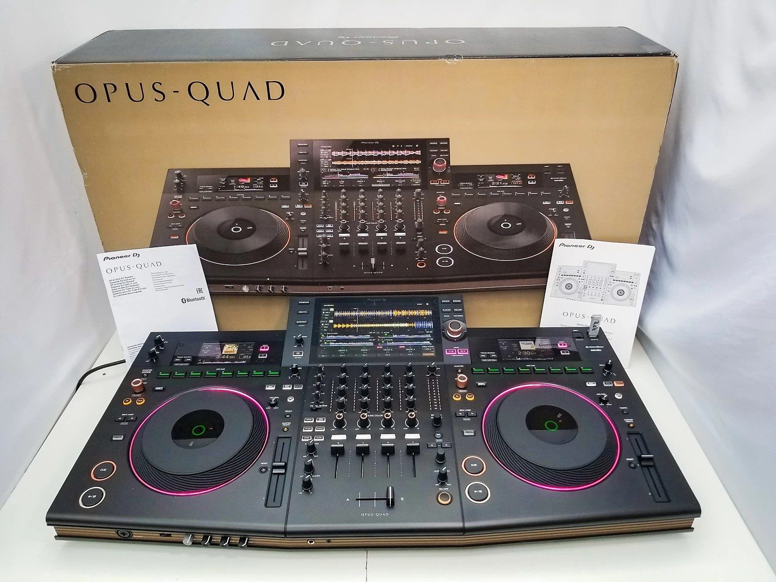 Pioneer OPUS-QUAD, Pioneer XDJ-RX3, Pioneer XDJ-XZ, Pioneer DDJ-FLX10, DDJ-REV7, Pioneer CDJ-3000, Pioneer DJM-A9 ,Pioneer DJM-V10-LF, Pioneer CDJ-2000NXS2, Pioneer DJM-900NXS2, Denon DJ Prime 4+