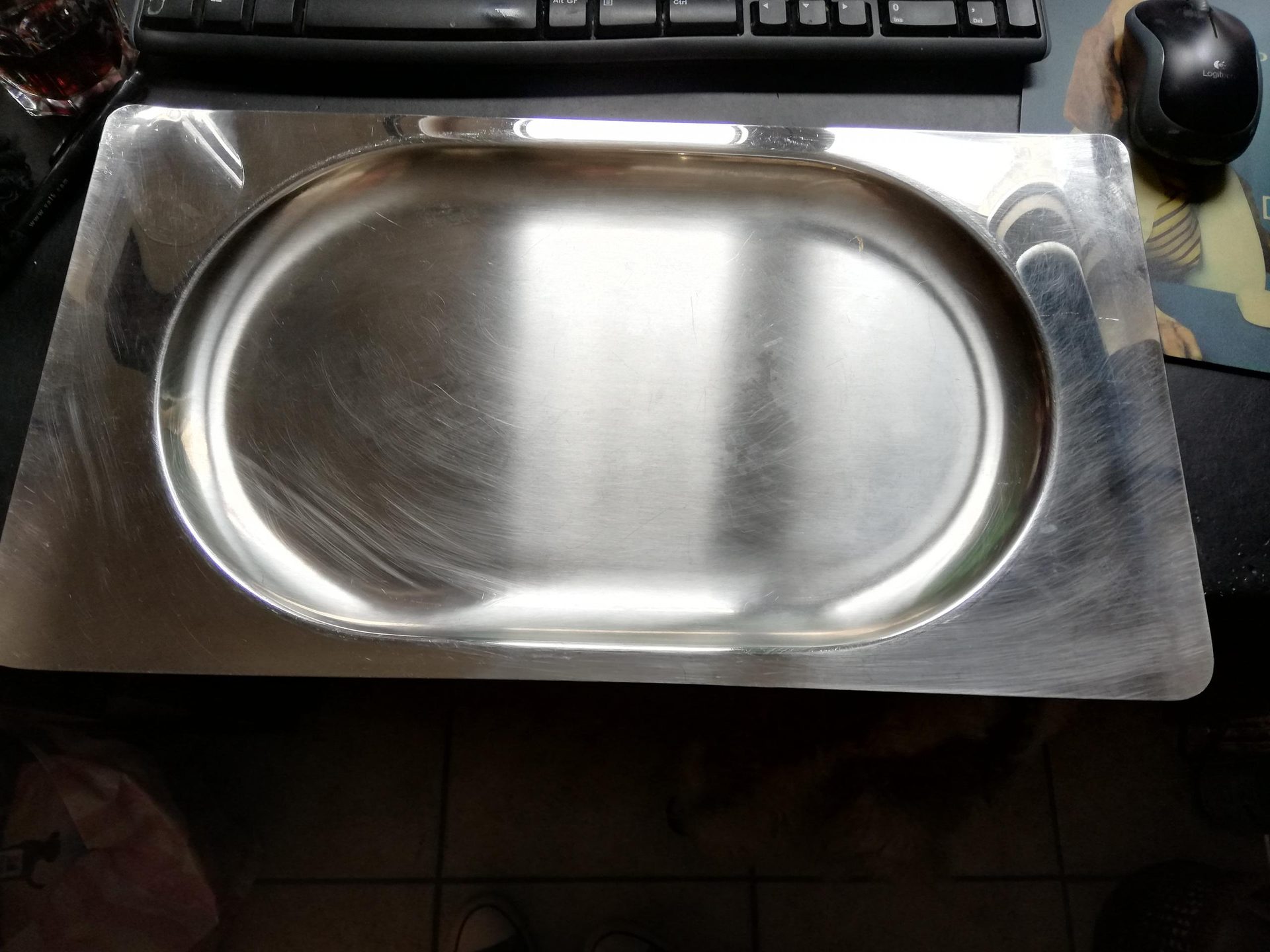 inox schotel guy degrenne afmetingen 46cmx25.5 cm