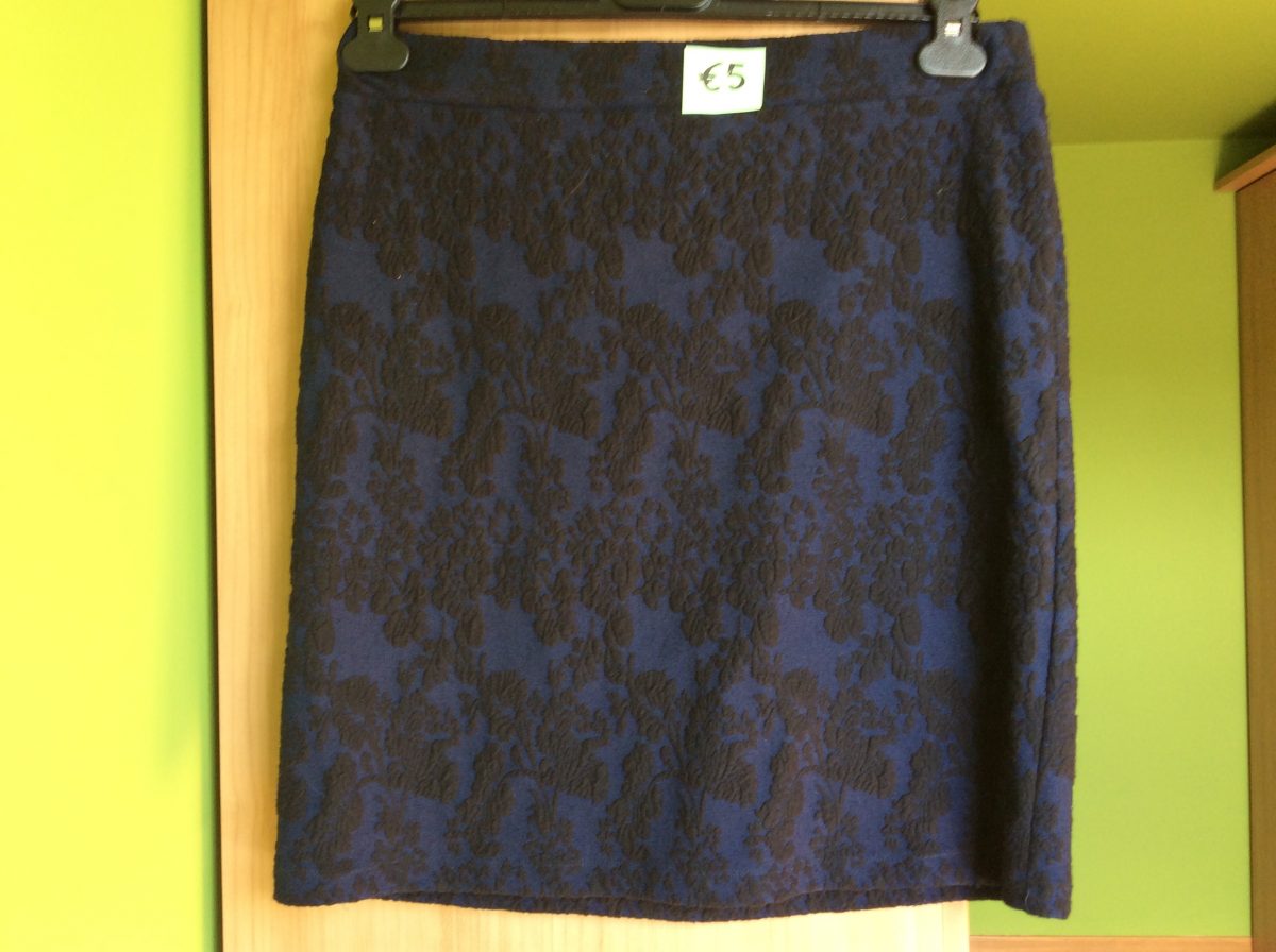 Blauw/zwart rokje