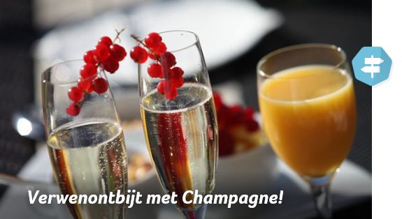 VERWENONTBIJT MET CHAMPAGNE!