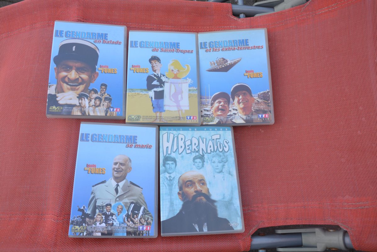 268. pakket DVD's Louis De Funes - verzending inbegrepen