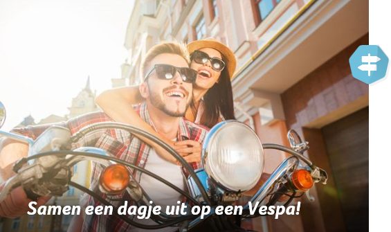 SAMEN EEN DAGJE UIT OP EEN VESPA!