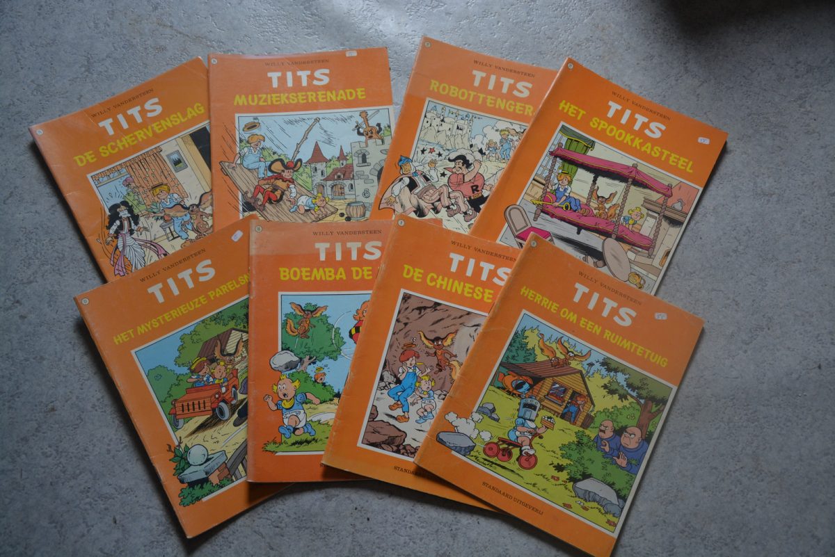 164. pakket stripverhalen Tits verzending inbegrepen
