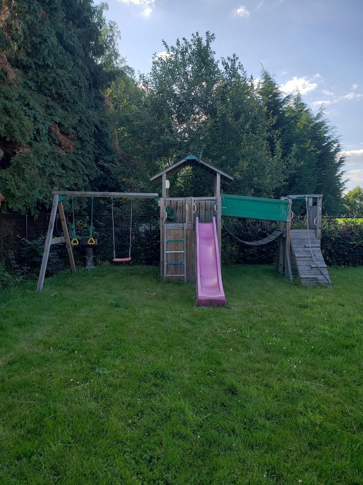 Speeltoestel Junglegym Cottage Bridge 2-Swing