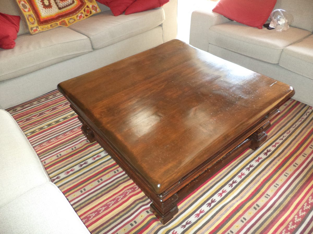 SALONTAFEL in massief eik