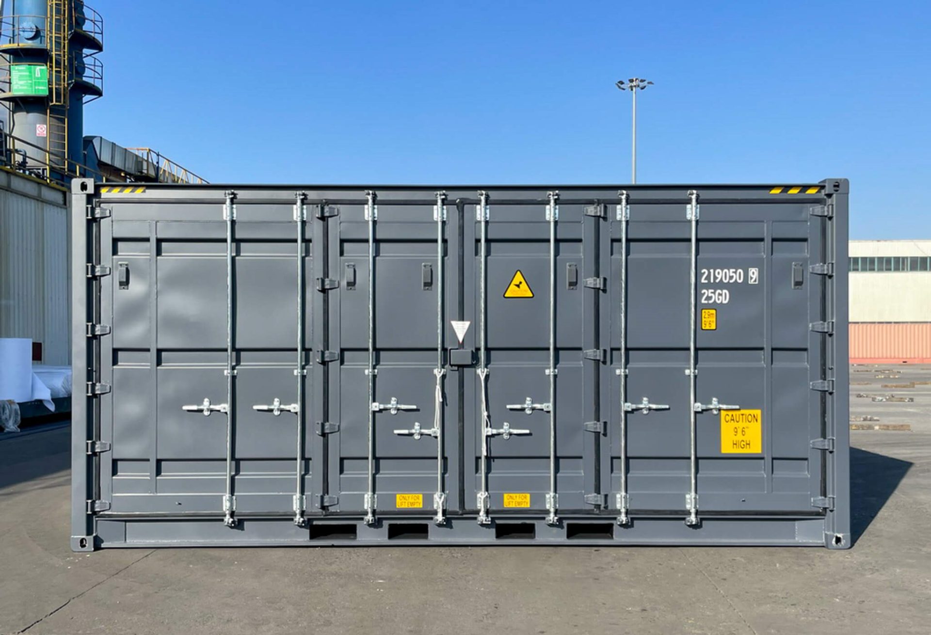 20-VOET CONTAINER MET VOLLEDIGE ZIJTOEGANG (FSA)