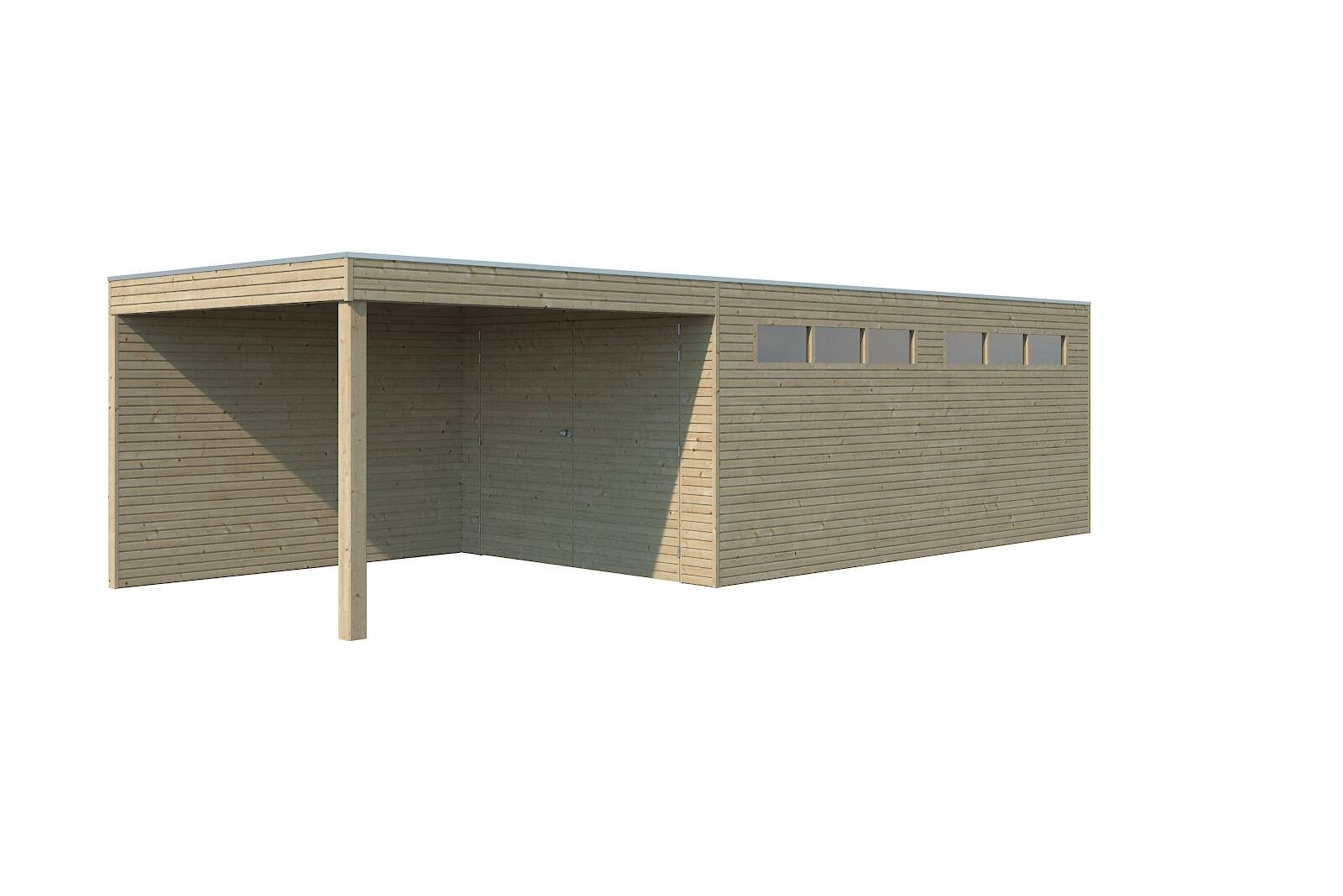 Houten garage 7211 EXT 300 IMP: 810X 30x216 cm