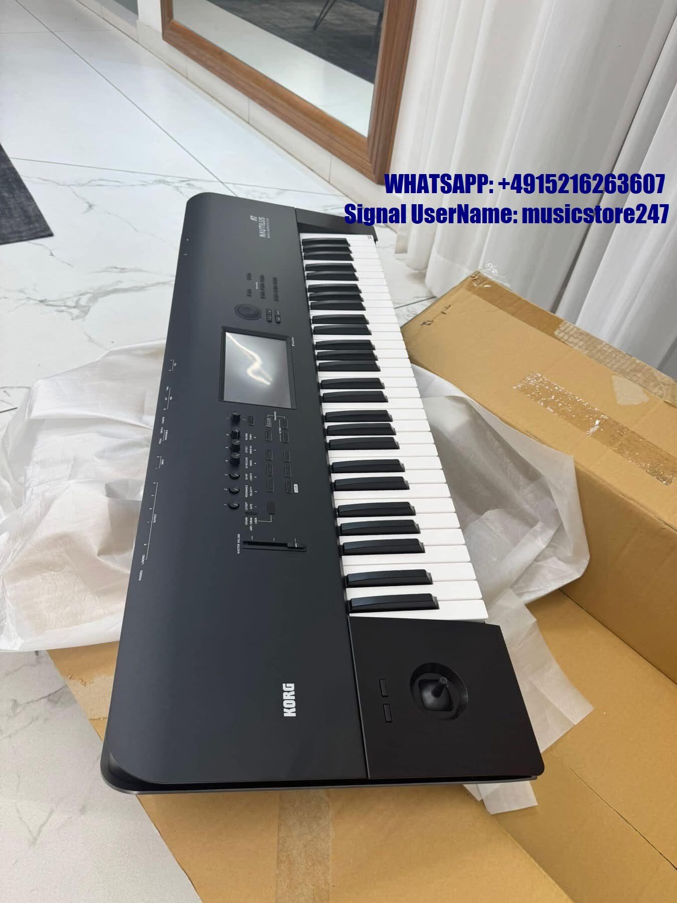 Koop Nieuw Korg Nautilus, Korg Pa4X, Korg Pa5X, Korg Pa1000, Korg M3, Korg OASYS, Korg KRONOS2, Yamaha Genos2, Yamaha Genos, Yamaha MODX8+, Yamaha PSR-SX900, Motif XF8, Yamaha Montage 8, Roland Fantom-X8, Nord Electro 6D 61-Toets /Nord Grand 2