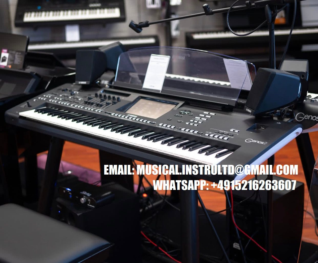 Te Koop Yamaha Genos2 76-toetsen XXL / Yamaha Genos 76-toetsen XXL / Tyros5, Motif XF8, Yamaha MODX8+, Yamaha PSR-SX900, Yamaha PSR-A5000, Yamaha Montage 8