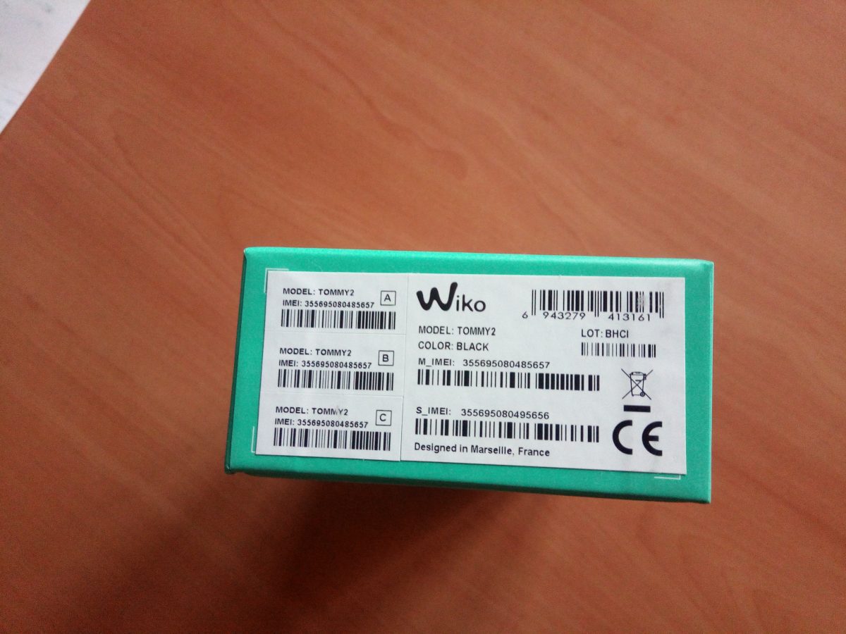 Wiko Tommy 2 smartphone 5.5” Black (nieuw)