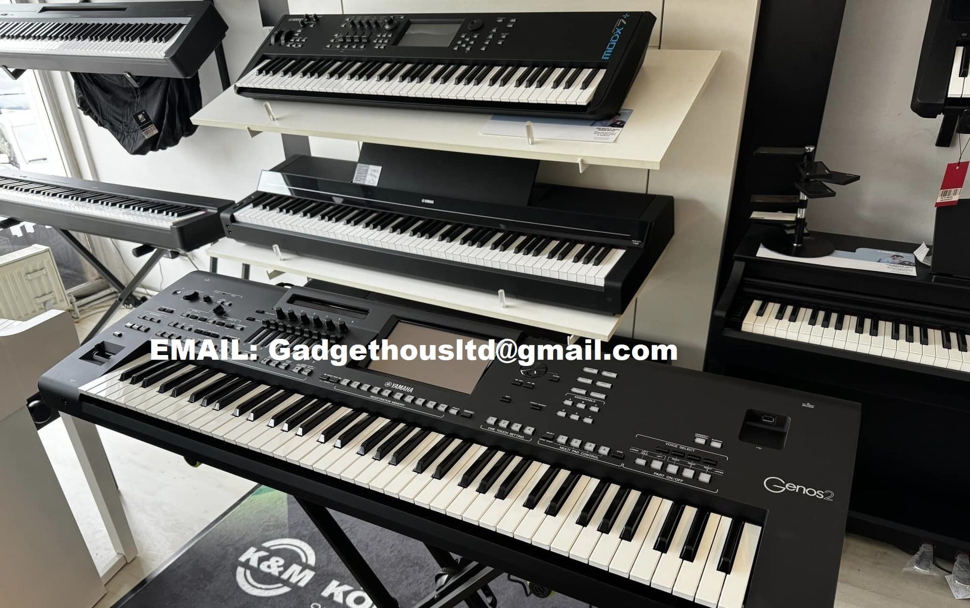 Verkoop Yamaha Genos2 XXL 76 toetsen / Yamaha Genos XXL 76 toetsen, Motif XF8, Yamaha PSR-SX900, Yamaha PSR-A5000, Korg Pa5X 61 toetsen