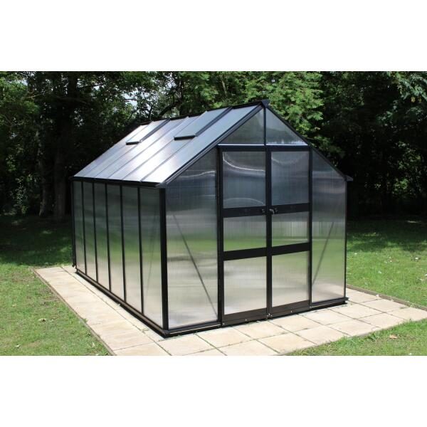 Tuinkas BLOKLEY 148: 256 x 441 x 253 cm  (b x d x h)