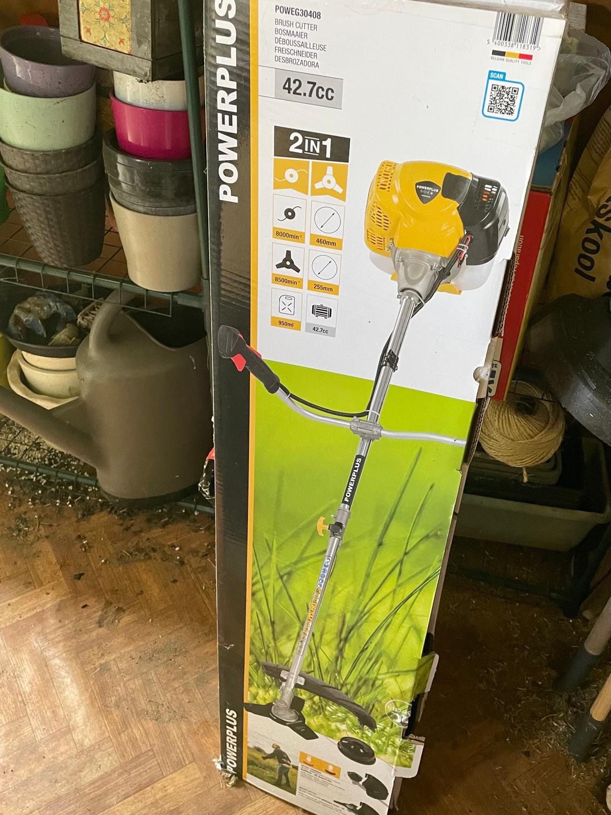 Powerplus bosmaaier 2-in-1