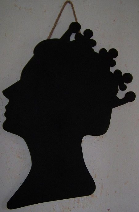 Memobord - krijtbord "prinses"