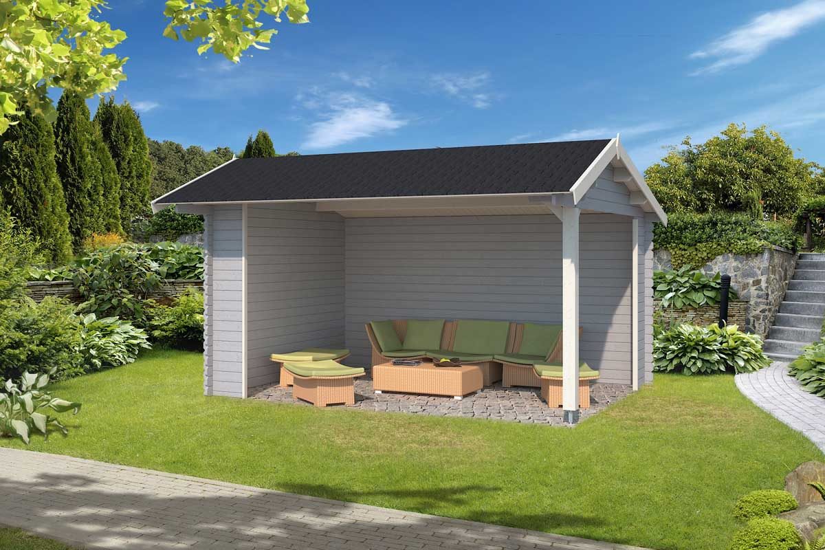 Tuinhuis-Blokhut Rosea : 425x300 cm