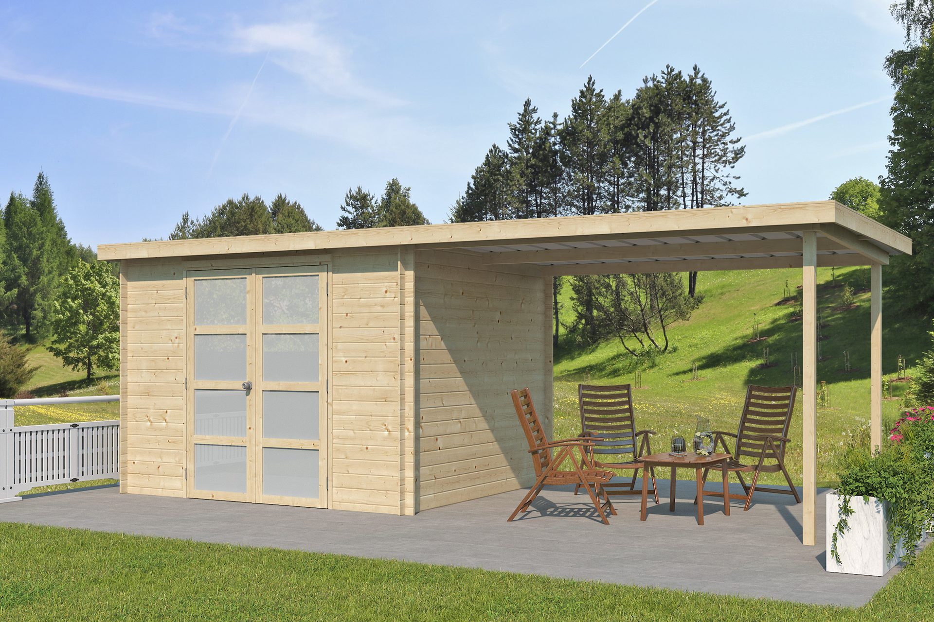 NIEUW Modern tuinhuis 9701EXT300