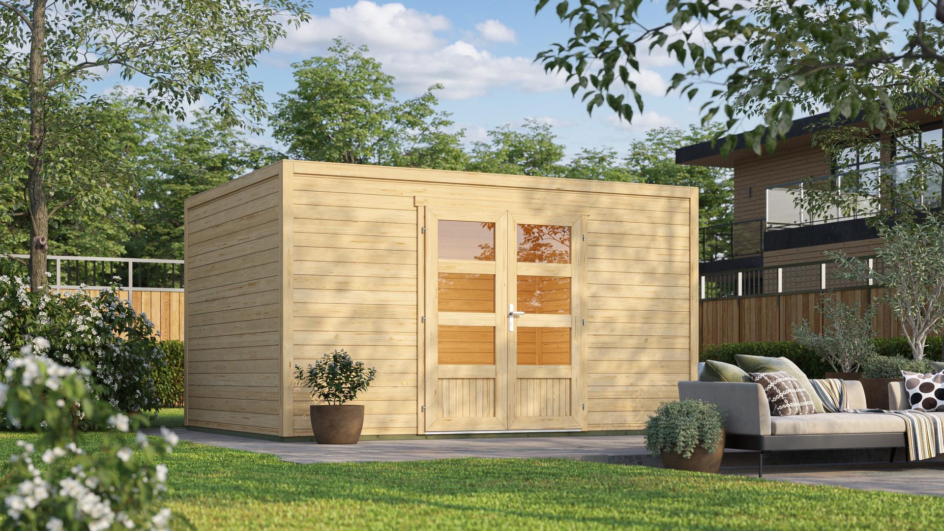 Tuinhuis Quby 400x300