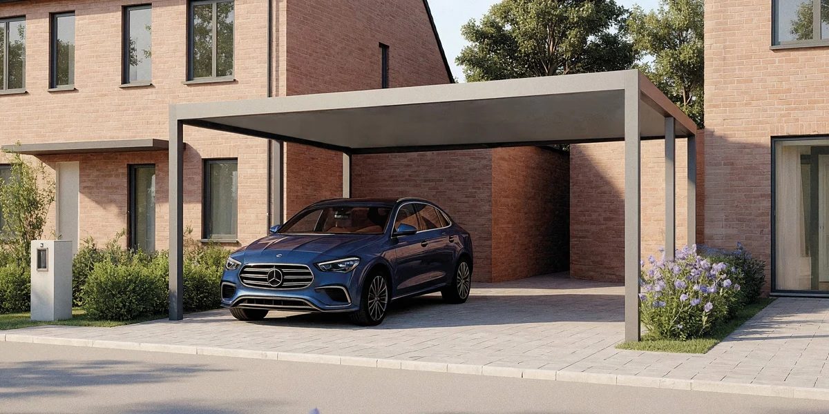 Aluminium carport Arqos