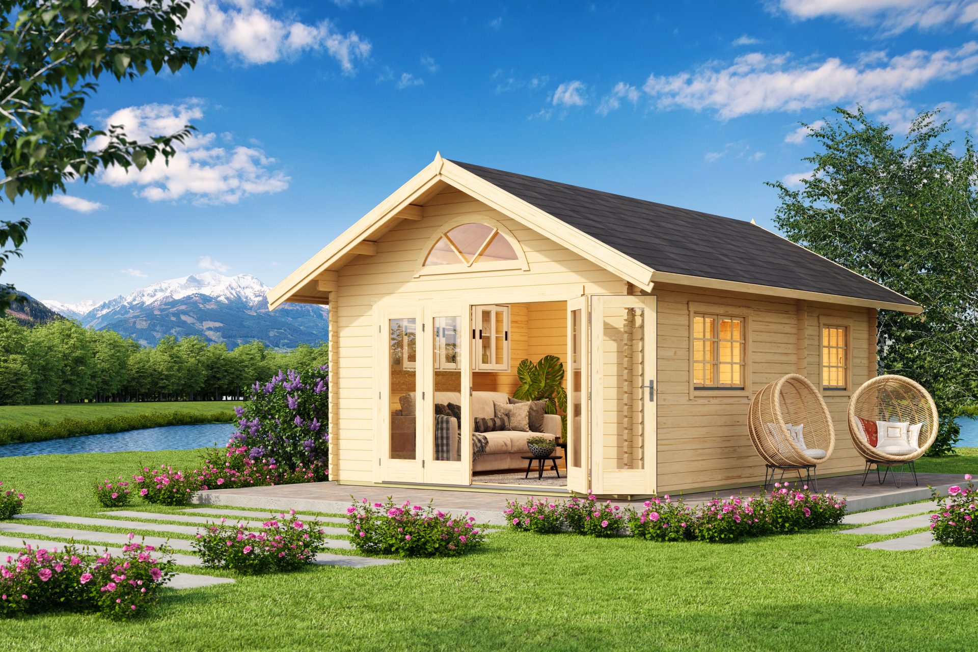 Blokhut Chalet Caroline 2.3 40mm