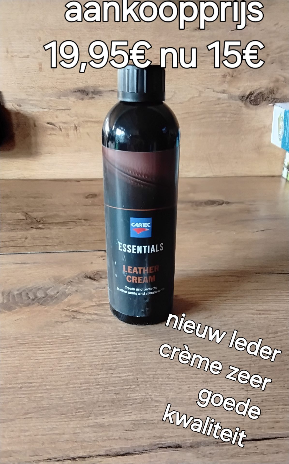 Nieuwe ledercrème van Cartec