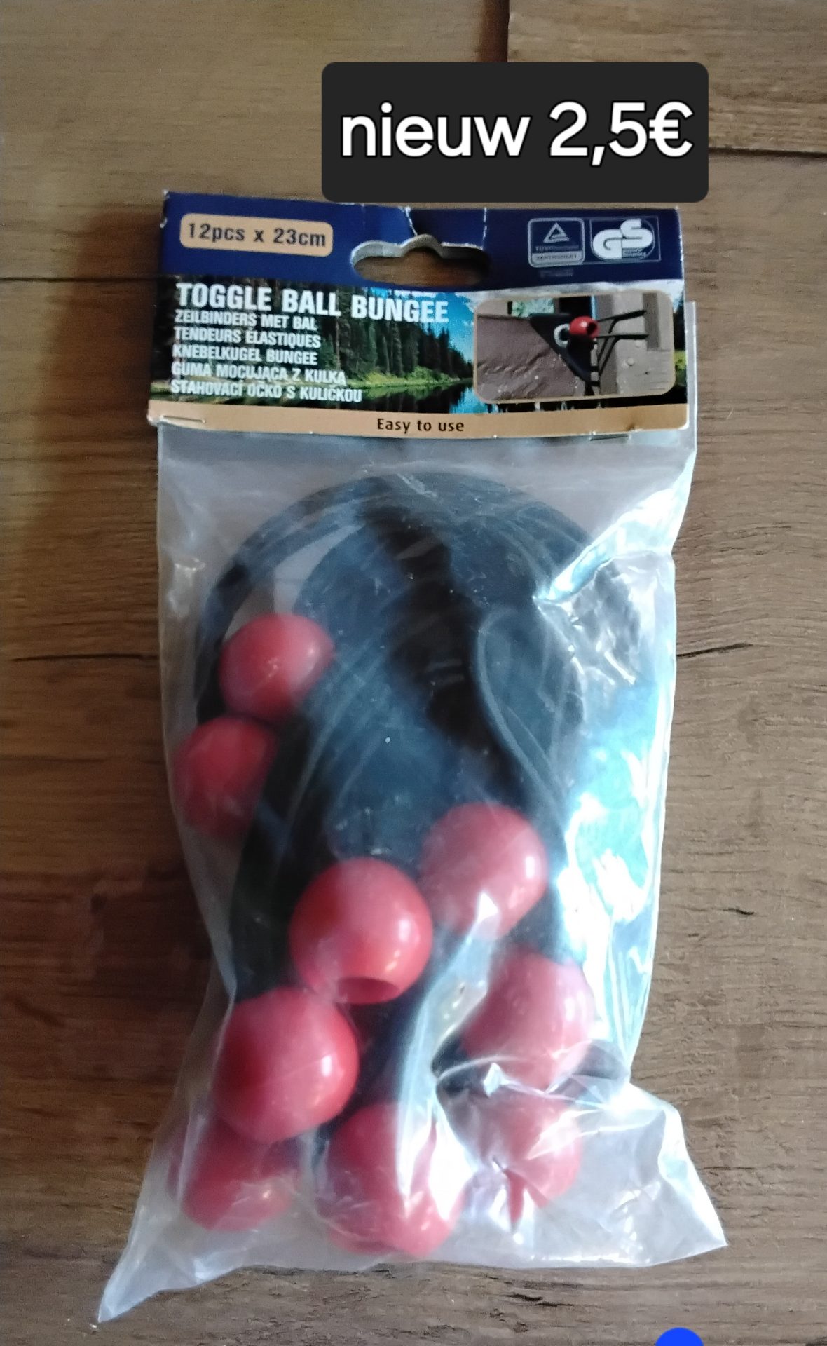 Toggle Ball Bungee (12pcs)