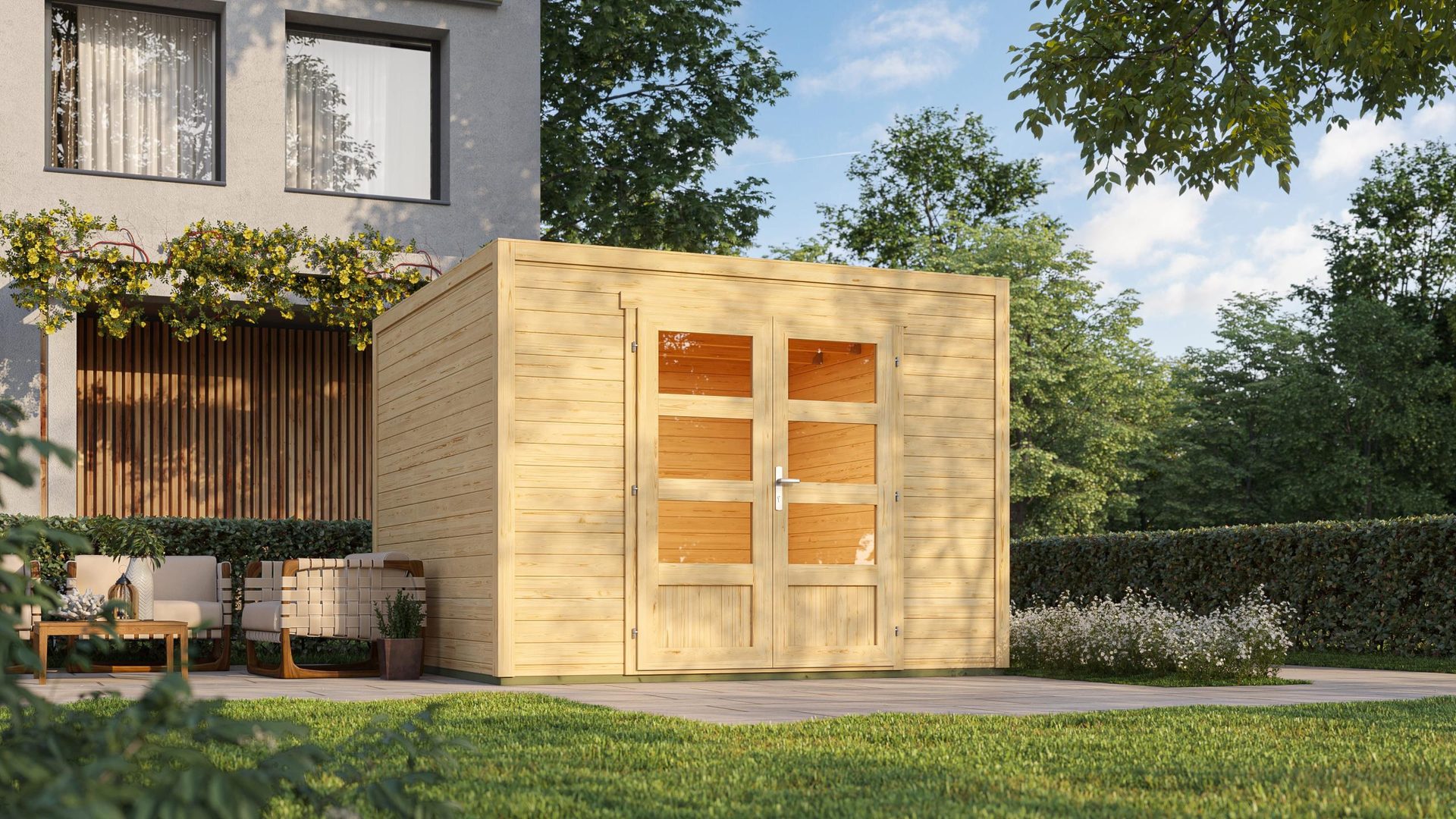 Tuinhuis Quby 300x300